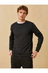 Basic Sweatshirt Pamuklu - 2
