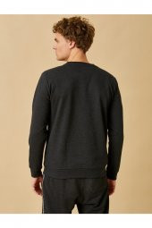 Basic Sweatshirt Pamuklu - 4