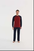 U.s Polo Assn 18633 Erkek Yuvarlak Yaka Uzun Kollu Pijama Takımı - 8