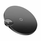 Baseus Digital Led Wireless Hızlı Şarj Cihazı Siyah - 1