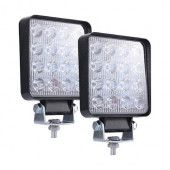 Off Road Sis Farı, 16 LED Kare Çalışma Lambası 2 Adet 12-24V, 48W D06 - 4