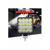 16 LED Kare Lamba Off Road Traktör Tekne (110 x 110 Mm) D07 - 2