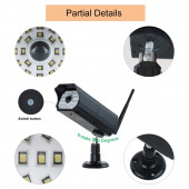 30LED Siyah Kamera Görünümlü Solar Hareket Sensörlü Bahçe Duvar Garaj Aydınlatması C49 - 4