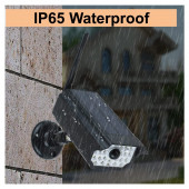 30LED Siyah Kamera Görünümlü Solar Hareket Sensörlü Bahçe Duvar Garaj Aydınlatması C49 - 5