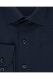 SÜVARİ Slim Fit Lacivert Düz Erkek Gömlek - 2