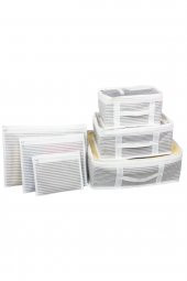 Bavul Organizer Çizgili 6lı Set - 1