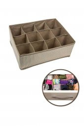 ÇEKMECE DÜZENLEYİCİ 31x25x12 cm KAHVE - 1