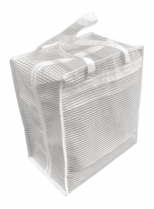 AYAKKABI HURCU 35x22x40 cm GRİ ÇİZGİLİ - 2