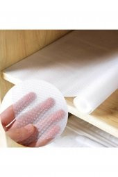 Raflık Kaymaz Dolap Içi Çekmece Raf Örtüsü Kaydırmaz | ŞEFFAF | 45 Cm x 2 Metre - 1