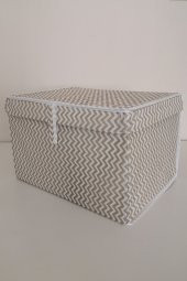 ÇOK AMAÇLI KUTU MİNİ 40x30x26 cm KAHVE - 2