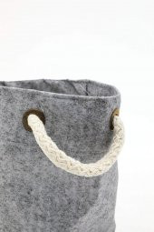 Keçe Kulplu Yuvarlak Çok Amaçlı Düzenleyici MİNİ 19x17x17 thumbnail 2