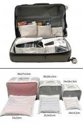 Bavul Organizer 6lı Valiz Düzenleyici Set - 1