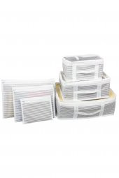 6lı Valiz Düzenleyici Set- Çizgili - 1