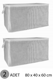 YORGAN HURCU MEGA HURÇ 80x60x40 cm GRİ - 2 ADET - 1