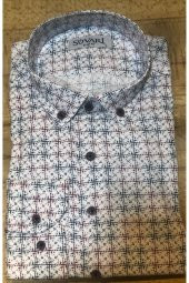 Süvari Classics Slim Fit Pamuklu  Desenli  Gömlek - 1