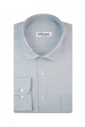 SÜVARİ Armür Desenli GRİ Erkek Gömlek thumbnail 1