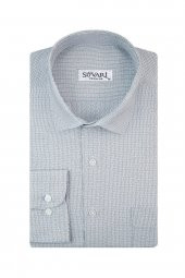 SÜVARİ Armür Desenli GRİ Erkek Gömlek thumbnail 2