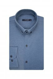 SÜVARİ Slim Fit Oxford Lacivert Erkek Gömlek - 2