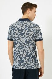KOTON Erkek Lacivert Polo Yaka T-Shirt - 9