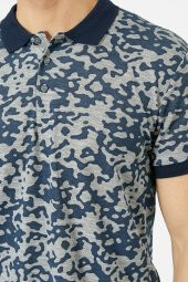 KOTON Erkek Lacivert Polo Yaka T-Shirt - 10