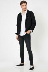 Erkek Siyah Micheal Jean Pantolon 0YAM43262LD - 2