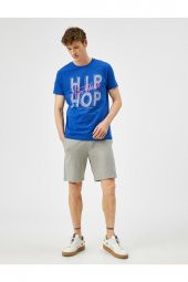 KOTON Erkek Lacivert T-Shirt - 1