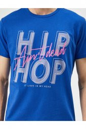 KOTON Erkek Lacivert T-Shirt - 5