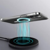 Coofbe iPhone 14 Pro 6.1inç Sert Silikon Kılıf, Darbe Emici, Kamera Koruyucu Magsafe Uyumlu Kılıf - 7