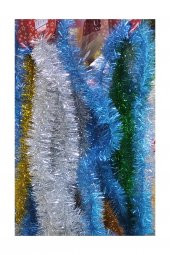 Kika Simli Yılbaşı Süsü 2 Metre (1 Adet) - 1
