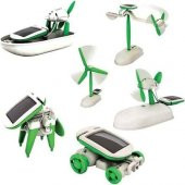 Güneş Enerjili Robot Oluşturma Seti Solar Kit (6 in 1) - 4