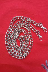 50cm Gümüş Metal Kancalı Çanta Askısı - 2