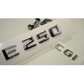 Benz E 250 CGi Bagaj Krom Metal 3M 3D Yazı Logo thumbnail 1