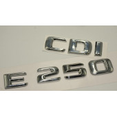 Benz E 250 CDi Bagaj Krom Metal 3M 3D Yazı Logo - 3