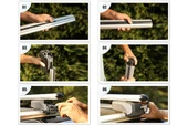 Bmw F11 5 Serisi Bold Bar V2 Ara Atkı Gri 2 Parça 120cm 2010-2017 Arası - 7