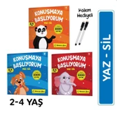 Y.Z. Konuşmaya Başlıyorum Serisi YAZ-SİL Kitaplar (Türkçede En Çok Kullanılan 1000 Kelime) - 1