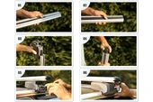 Universal Bold Bar V2 Ara Atkı Siyah 127 cm 2 Parça - 9