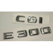 Benz E 300 CGi Bagaj Krom Metal 3M 3D Yazı Logo thumbnail 3