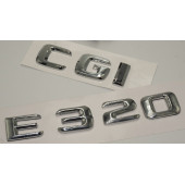 Benz E 320 CGi Bagaj Krom Metal 3M 3D Yazı Logo thumbnail 3