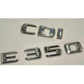 Benz E 350 CDi Bagaj Krom Metal 3M 3D Yazı Logo - 3
