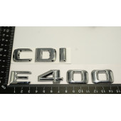 Benz E 400 CDi Bagaj Krom Metal 3M 3D Yazı Logo - 4