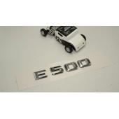 Benz E500 Bagaj Krom Metal 3M 3D Yazı Logo - 2