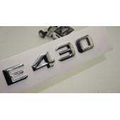 Benz E430 Bagaj Krom Metal 3M 3D Yazı Logo thumbnail 1