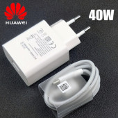 Huawei P20 Pro Supercharge 40W 4A Hızlı Şarj Aleti + Type-C Kablo - 1