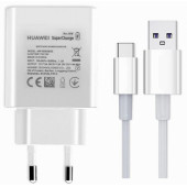 Huawei P20 Pro Supercharge 40W 4A Hızlı Şarj Aleti + Type-C Kablo - 5
