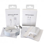 Orjinal Apple Iphone 8 Plus Usb 5W Şarj Cihaz Ve Kablosu 1 METRE KABLO - 1