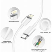 Orjinal Apple Iphone 11 Pro Usb-C Lightning Kablosu Mqgj2Zm/A (534887197) - 4