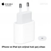 Orjinal Apple Iphone 12 Pro 20W Hızlı Şarj Aleti Seti Usb-C (534786755) - 2
