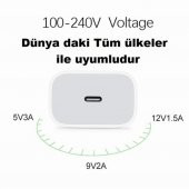 Orjinal Apple Iphone 12 Pro 20W Hızlı Şarj Aleti Seti Usb-C (534786755) - 4