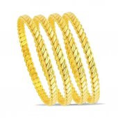 4 Adet Mersin Burması imitasyon Bilezik (4 18) 72 Gr. - 1