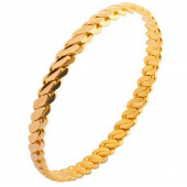 Altın Kaplama 1.Kalite Imitasyon Adana Burma Bilezik Kargo Bedava - 1